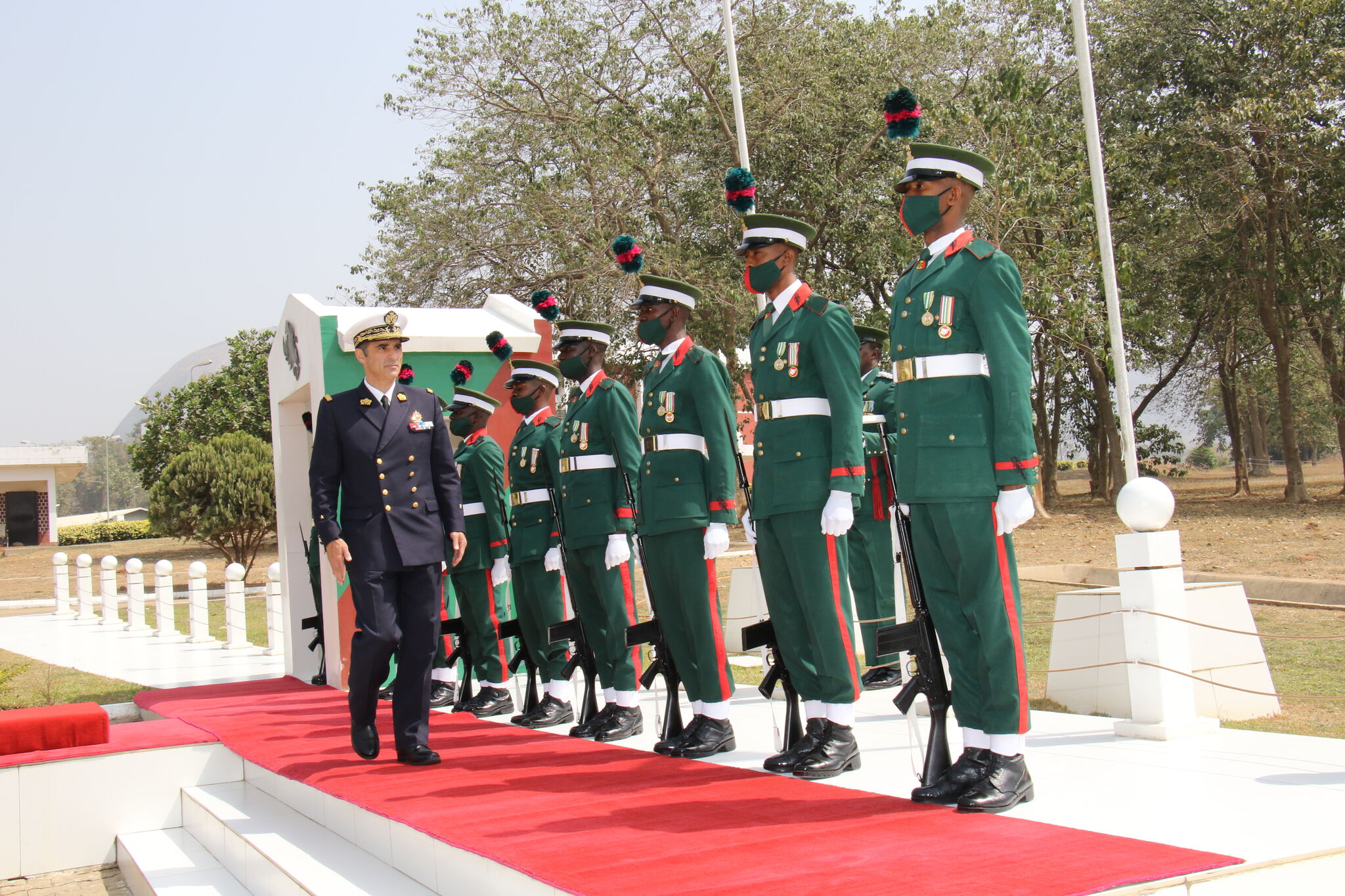 CISM President Visits The Nigerian Army Guards Brigade In Abuja