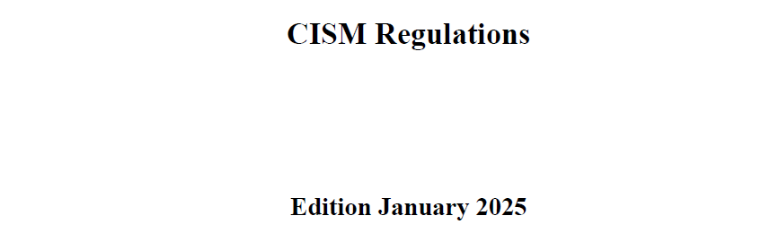 CISM Regulations 2025