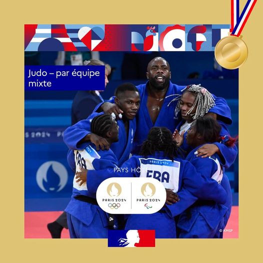 France Mixed Team Judo picture Ministère des Sports