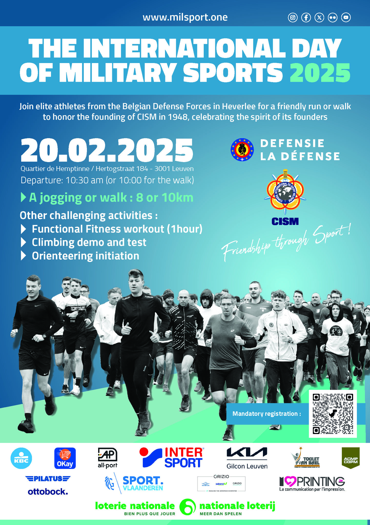 Visuel Flyer International Day of Military Sports 2025 14,8x21cm CISM